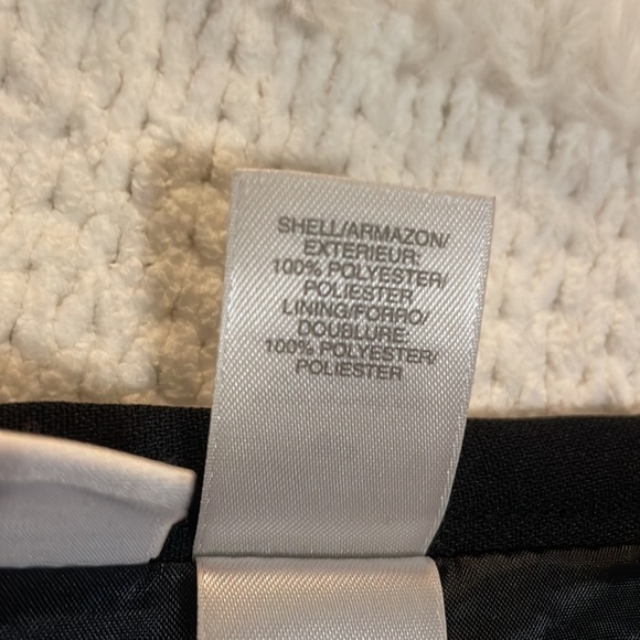 Liz Claiborne dress pants high waist black trousers lined suits 6P petite Vtg - Picture 8 of 8